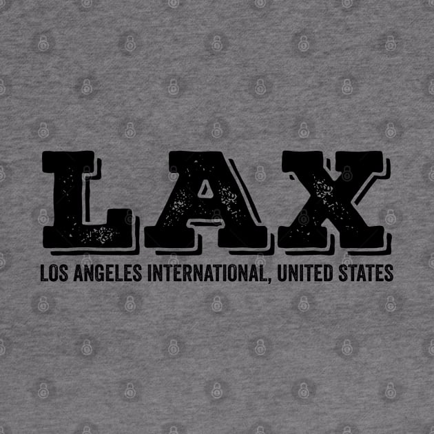 LAX Los Angeles International US Airport Code by VFR Zone